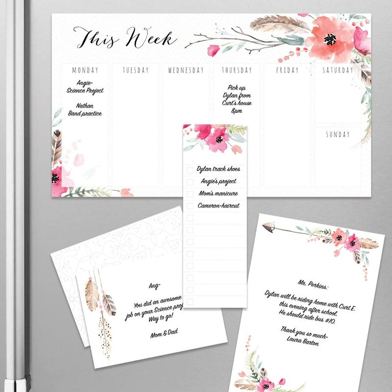 Canopy Street Boho Spirit Adhesive Sticky Note Pack - 5 Pads - 50 Sheets/pad - Image 4